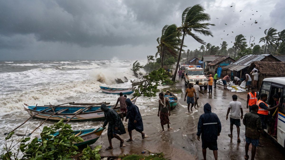 Ciclón Arnab: Crece la evacuación ante su llegada a India