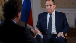 El canciller ruso habló sobre Ucrania con Tucker Carlson.