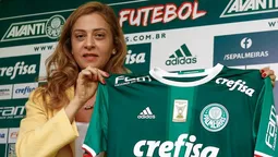 Leila Pereira, presidenta del club Palmeiras.