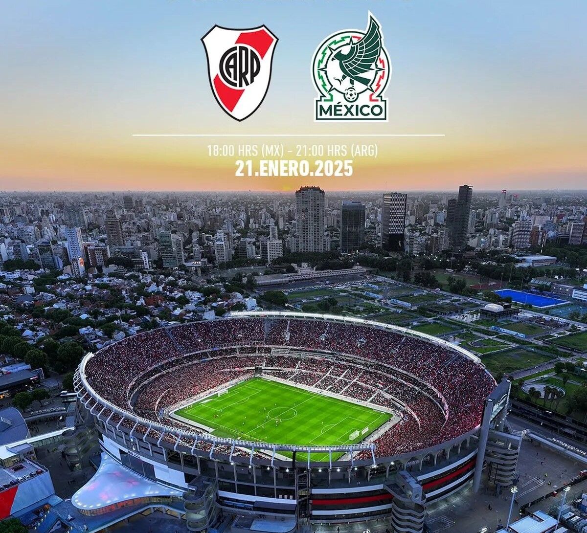 Amistoso: River se enfrenta a la selección mexicana&nbsp;