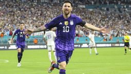 Argentina le ganó 3-0 a Hondurasen Miami en uno de sus últimos partidos de preparación antes del inicio delMundial Qatar 2022. (Foto: Noticias Argentinas/PRENSA AFA)