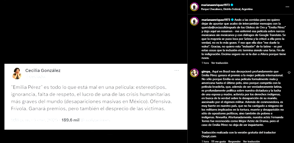 Con "Emilia Pérez", el debate sobre la autenticidad en la representación cultural vuelve a encenderse, cuestionando si los premios internacionales realmente reconocen la diversidad o solo su versión más comercializable. Con "Emilia Pérez", el debate sobre la autenticidad en la representación cultural vuelve a encenderse, cuestionando si los premios internacionales realmente reconocen la diversidad o solo su versión más comercializable.