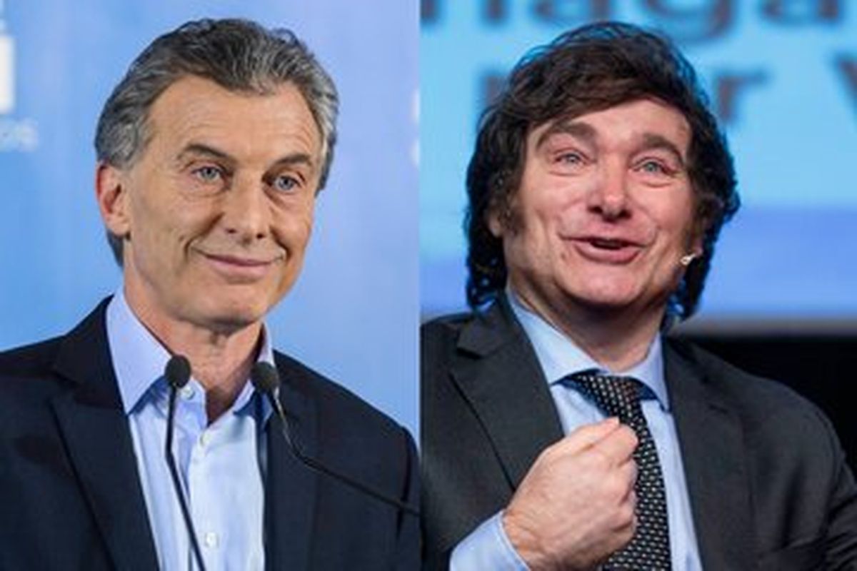Javier Milei y Mauricio Macri, tienen buena onda Javier Milei y Mauricio Macri, tienen buena onda