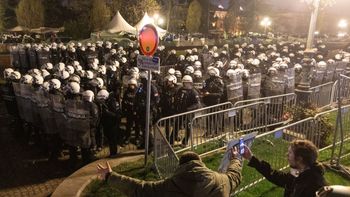 Para dispersar manifestantes la novedad es el cañón de sonido