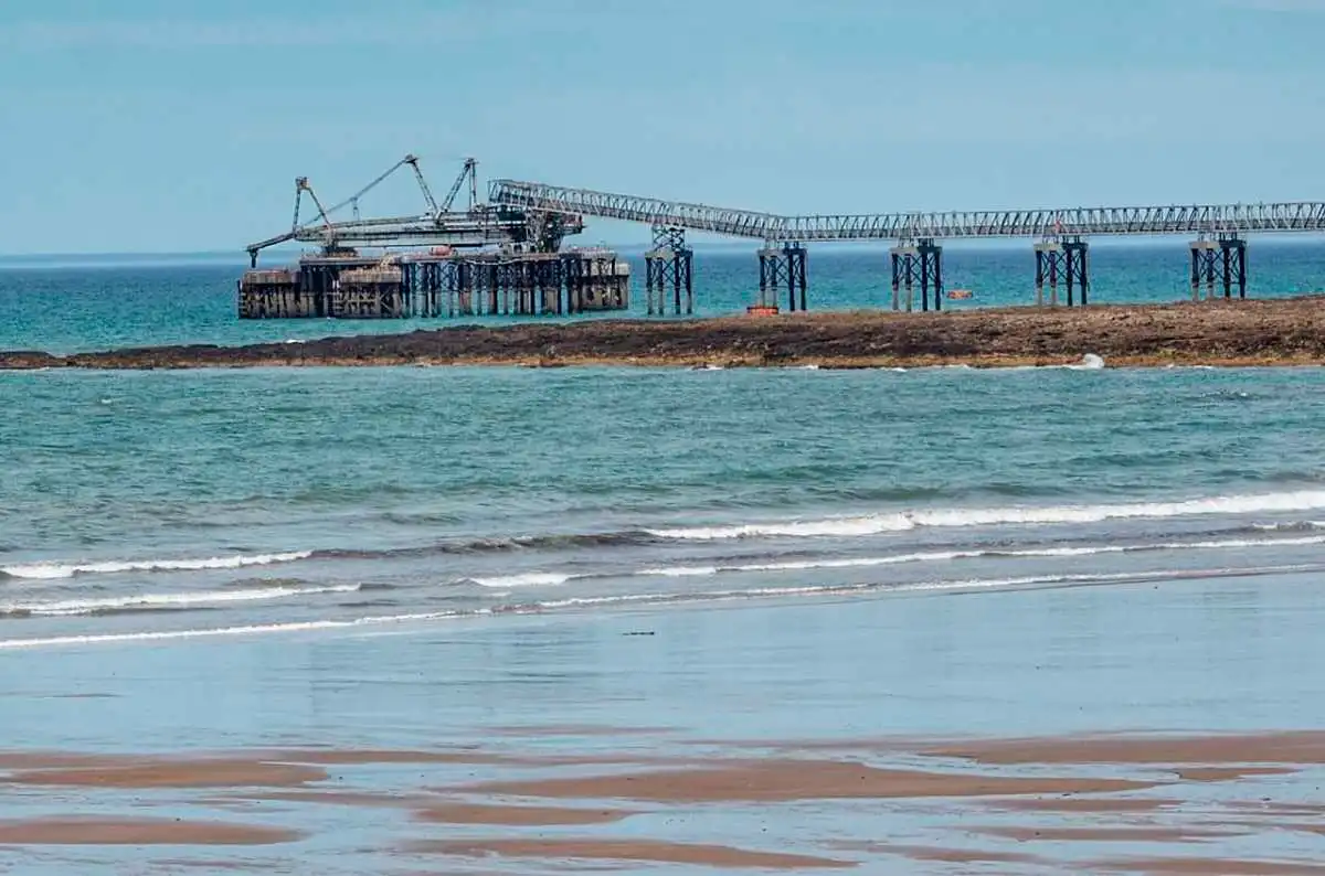 Puerto en Punta Colorada, Sierra Grande. Puerto en Punta Colorada, Sierra Grande.