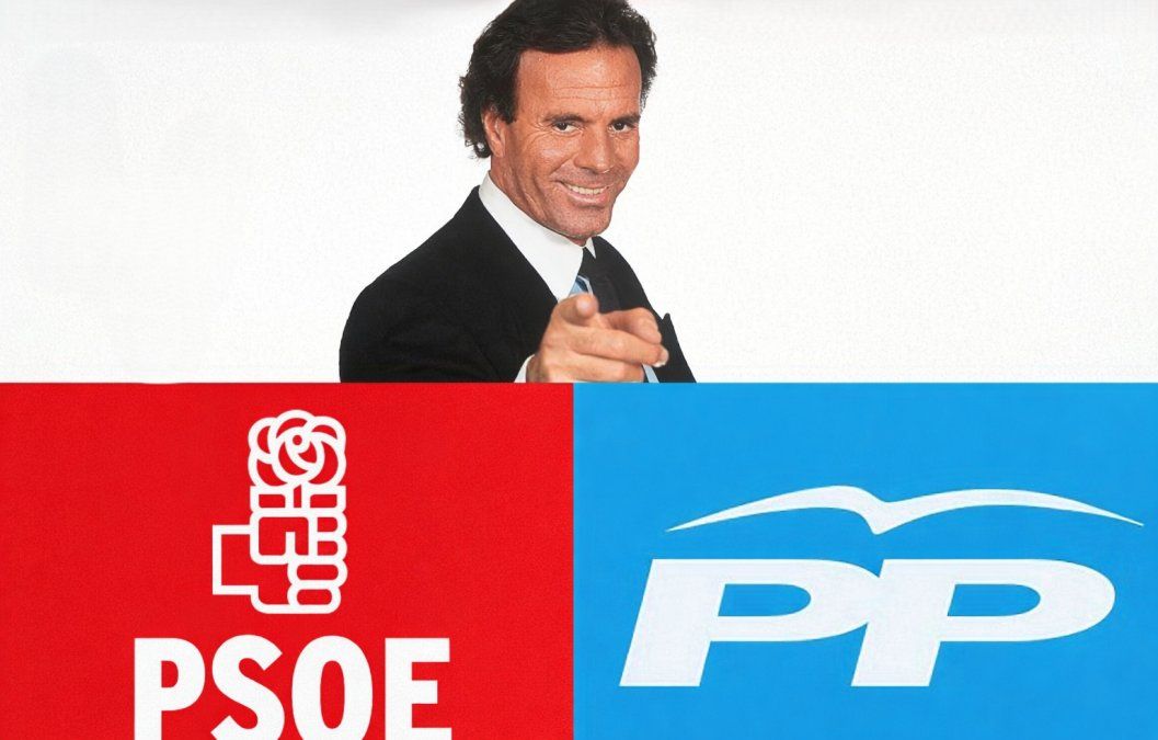 Julio Iglesias, en el centro de la disputa política entre el PSOE y el Partido Popular.