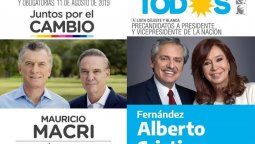 altText(Cristina y Macri no pueden disimular su ego, ni siquiera en las boletas.)}