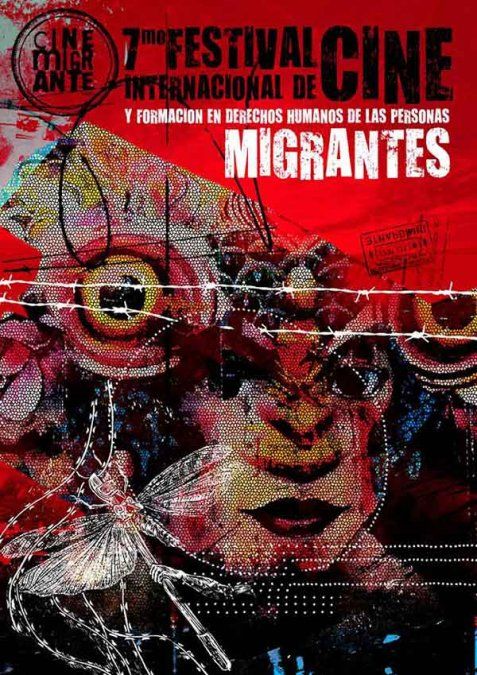 Afiche del festival del CineMigrante.