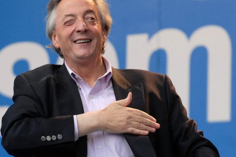 Néstor Kirchner en 2010. Foto: Damián Dopacio/NA.