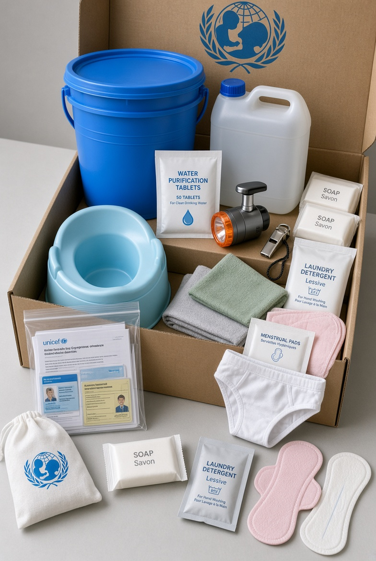 Kit de emergencia de ONU