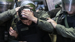 El Gobierno busca castigar a quienes causaron destrozos. Foto: Federico López Claro. (Clarín).