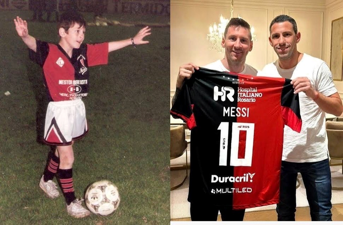 Lionel Messi y Maxi Rodríguez Lionel Messi y Maxi Rodríguez