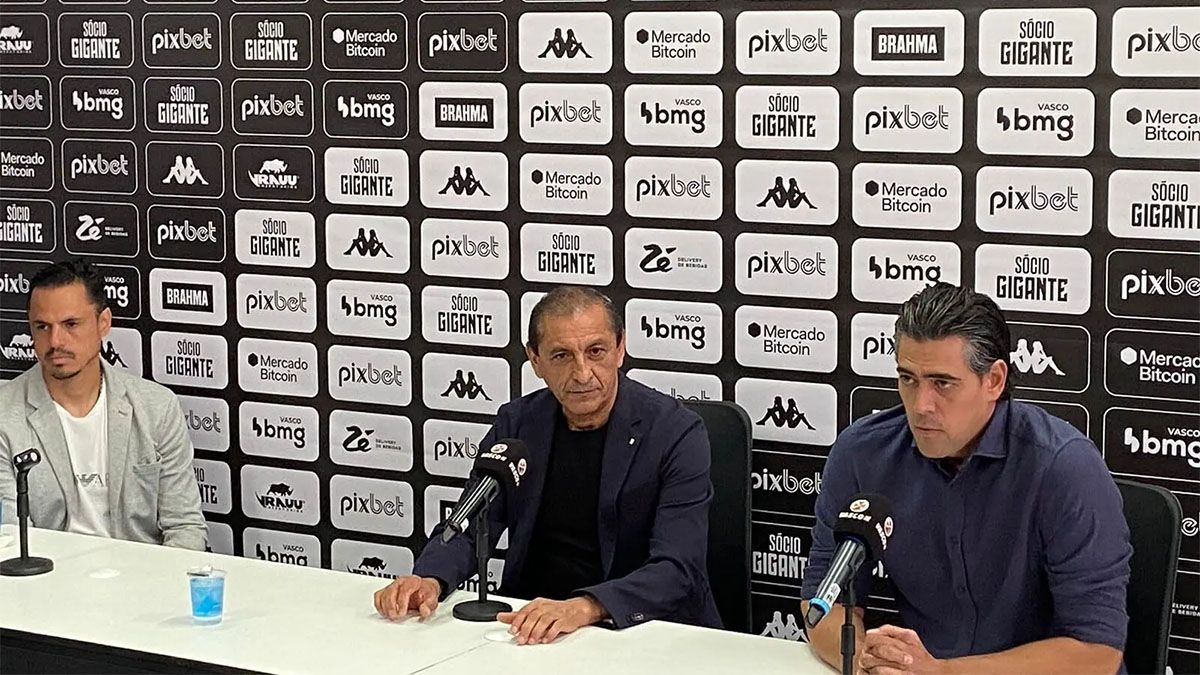Ramón Díaz fue presentado como nuevo entrenador del Vasco Da Gama y pidió “paciencia” a los hinchas para reconstruir el equipo. (Foto: Gentileza: Diario Lance de Brasil)