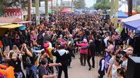 Fiesta de la abuela Carabajal, en La Banda, Santiago del Estero, durante el Fin de semana largo.
