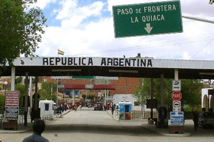 Paso fronterizo entre Argentina y Bolivia