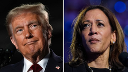 Donald Trump y Kamala Harris.