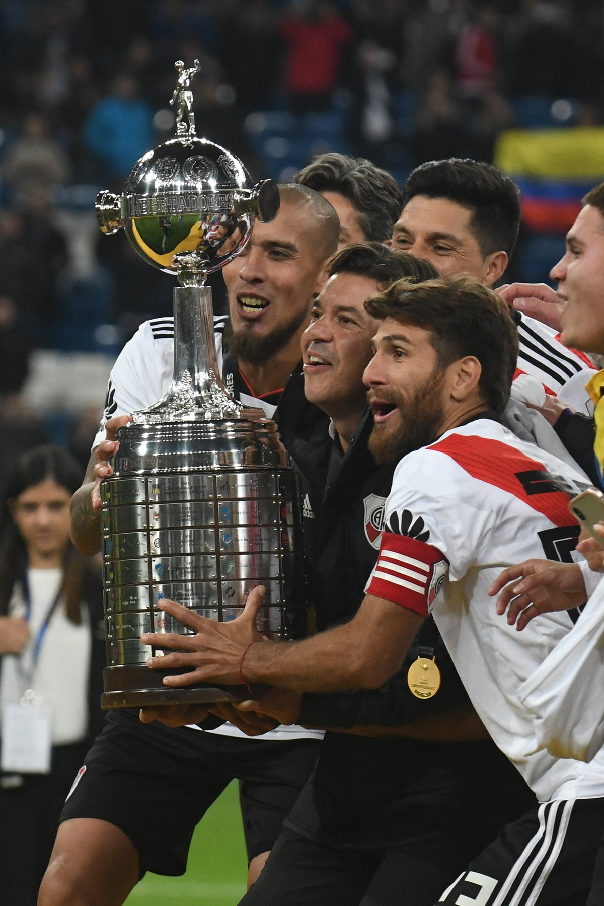River y la Copa Libertadores que le ganó a Boca en el Superclásico más importante de la historia. River y la Copa Libertadores que le ganó a Boca en el Superclásico más importante de la historia.