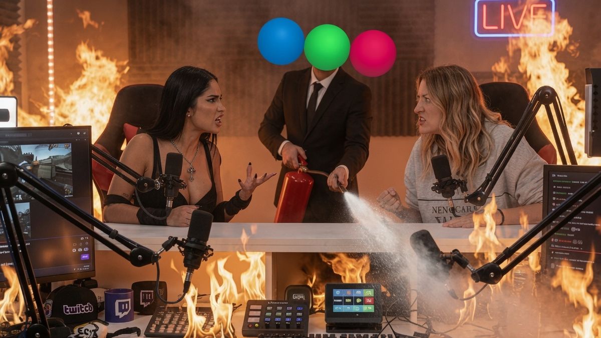 Telefe hizo de las suyas: el streaming reunió a dos figuras que se habían matado al aire y el reencuentro fue un desfile de sonrisas forzadas y palitos. Foto: Gemini