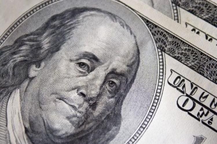 Billete de US$100.