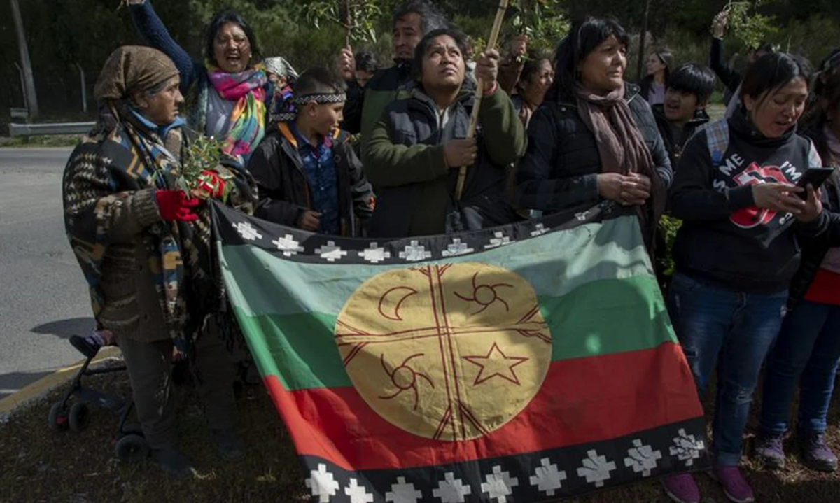 Mujeres mapuches.