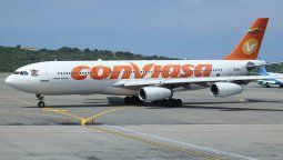 Segunda máquina ex Mahan - Air ahora en poder de Conviasa, estacionada en Bolivia
