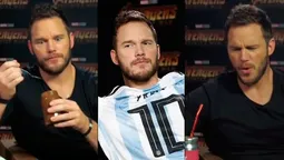 Chris Pratt se pone la 10: hincha de Messi y Argentina