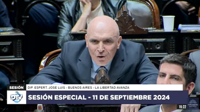 Piden remover a José Luis Espert de la Comisión de Presupuesto: El motivo