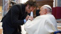 Javier Milei y Francisco, cuando el papa lo recibió en el Vaticano el año pasado. Javier Milei y Francisco, cuando el papa lo recibió en el Vaticano el año pasado.