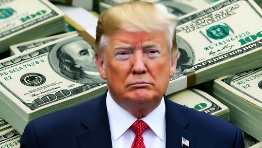 Donald Trump y el dinero. Donald Trump y el dinero.