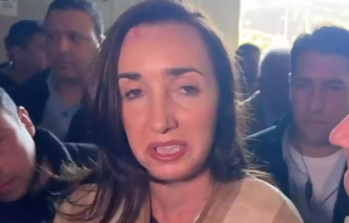 Incómoda, Victoria Villarruel le dijo al periodista que no era una pregunta acorde. Foto: Captura de video.