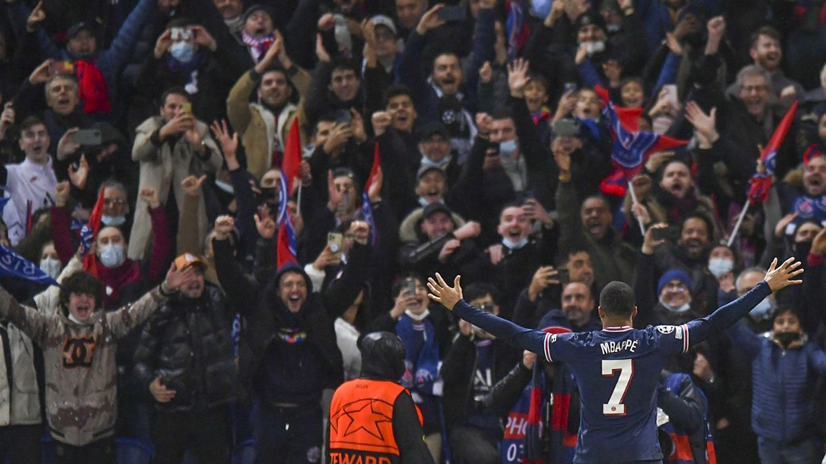 Kylian Mbappé convirtió un golazo, tapó el penal errado de Lionel Messi, que le dio la victoria al París Saint Germain (PSG) sobre el Real Madrid 1-0. (Foto: Noticias Argentinas/CHAMPIONSLEAGUE)