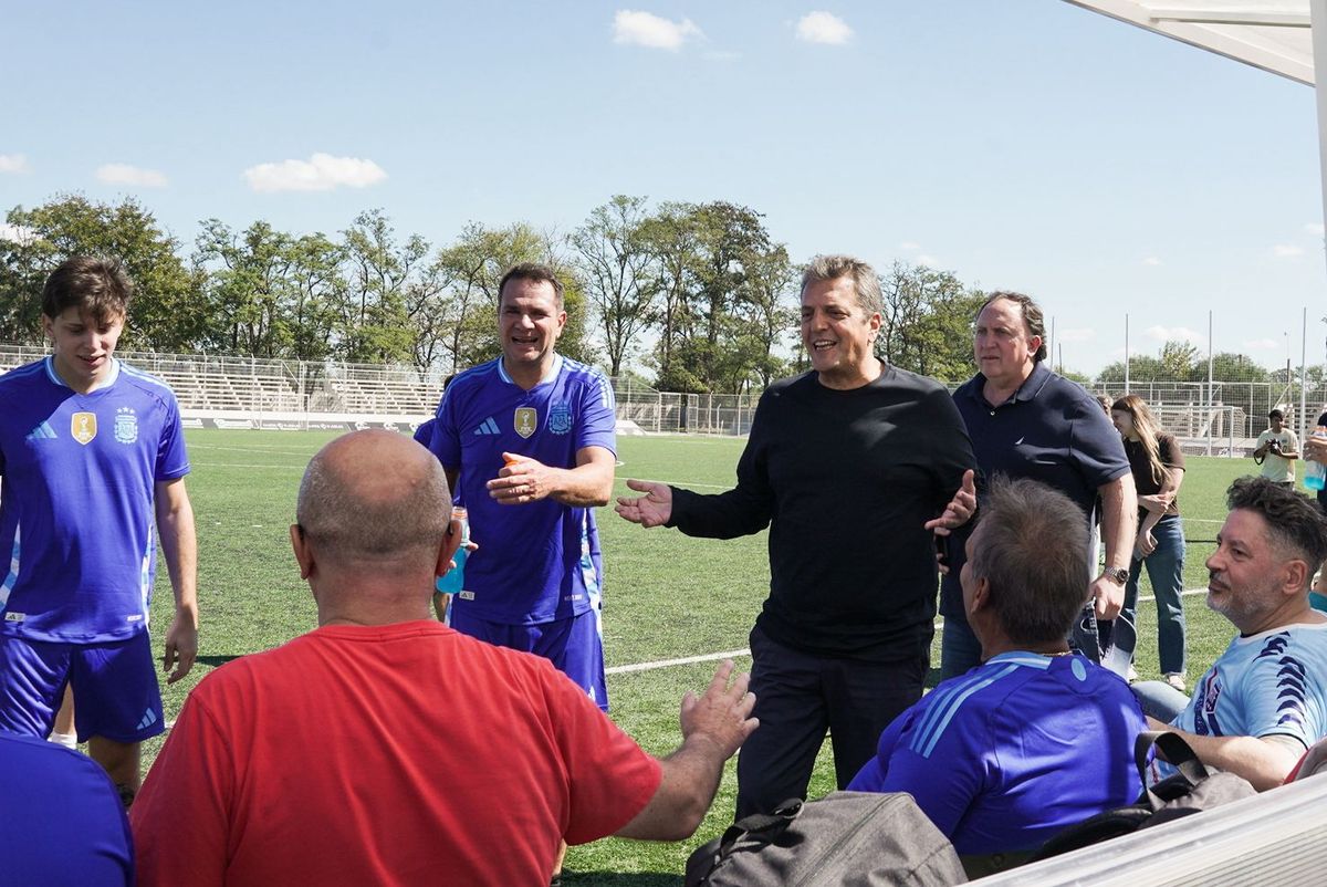 Sergio Massa devenido en DT. Sergio Massa devenido en DT.