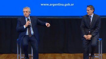 Alberto Fernández y Gabriel Katopodis en el CCK. Alberto Fernández y Gabriel Katopodis en el CCK.