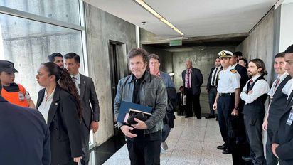 Javier Milei en Davos: 