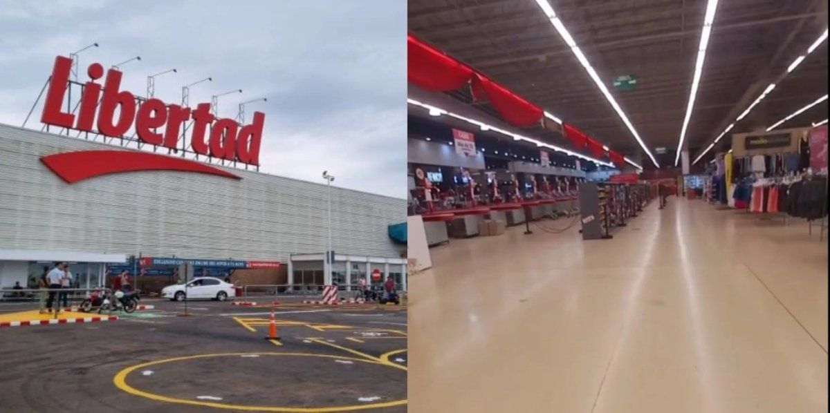 Hipermercado Libertad avanza con los despidos: 100 cesantías, depósitos vacíos y miedo a un cierre