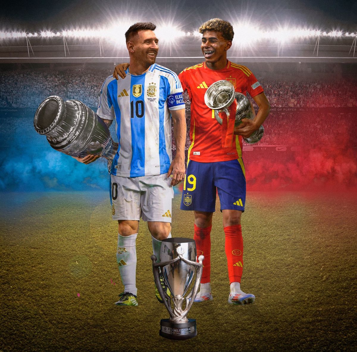 El campeón de América y el campeón de Europa disputarán la Finalissima. El campeón de América y el campeón de Europa disputarán la Finalissima.