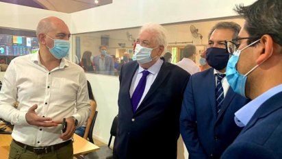 Alineado con Alberto F., Ginés habló en Córdoba y aseguró la vacuna para “antes fin de año”