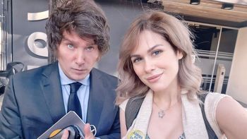 Javier Milei y Lilia Lemoine. Javier Milei y Lilia Lemoine.