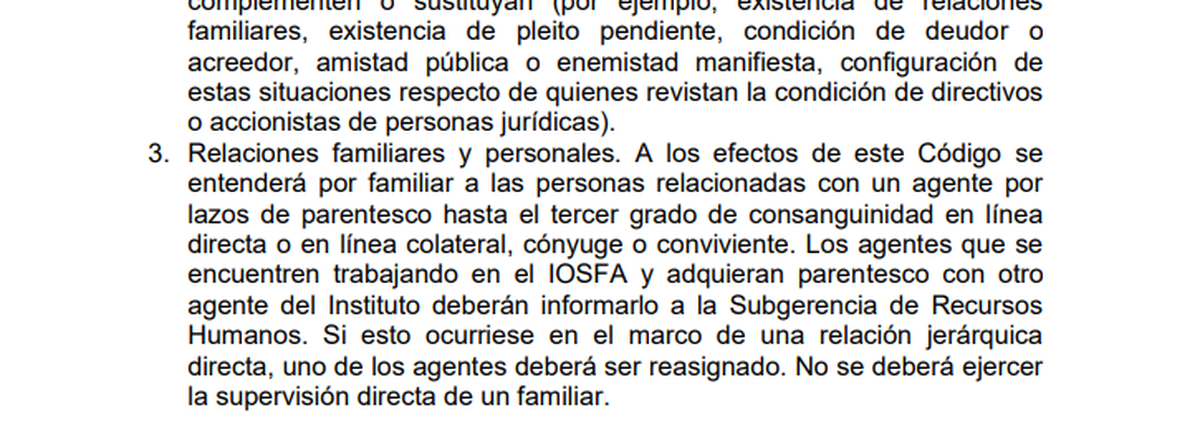 Imagen del Código de Ética IOSFA. Imagen del Código de Ética IOSFA.