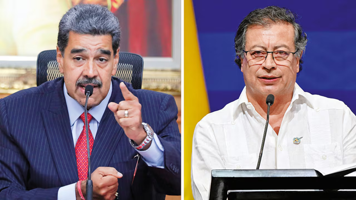 Gustavo Petro y Nicolás Maduro | GENTILEZA AFP Gustavo Petro y Nicolás Maduro | GENTILEZA AFP