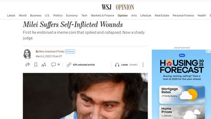 Después de The New York Times, ahora The Wall Street Journal destroza a Javier Milei