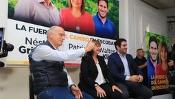 Néstor Grindetti, Patricia Bullrich y el candidato a intendente, Walter Klix