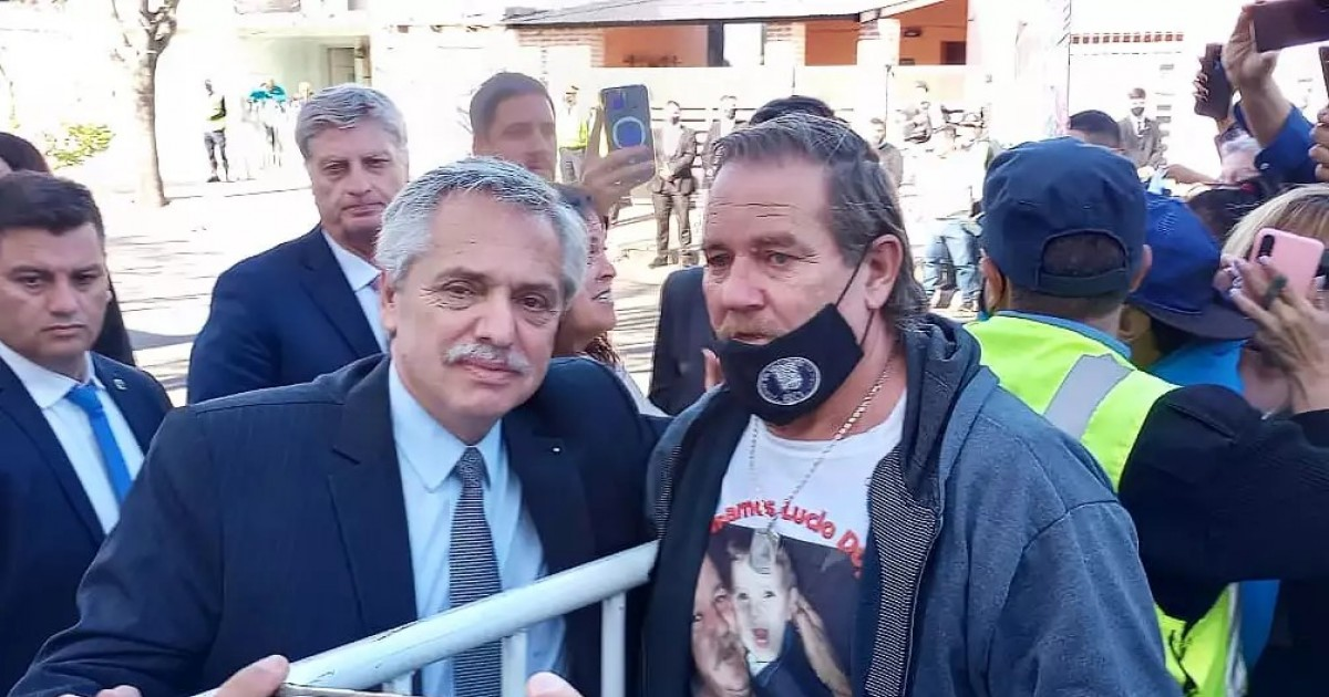 El Presidente junto a Ramón Dupuy. 