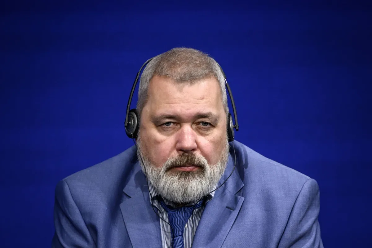 Dmitry Muratov, cofundador de Novaya Gazeta y quien en 2021, recibió el Premio Nobel de la Paz. Dmitry Muratov, cofundador de Novaya Gazeta y quien en 2021, recibió el Premio Nobel de la Paz. 