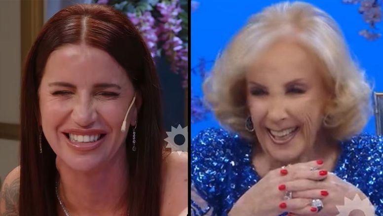 Florencia Peña descolocó a Mirtha con una anécdota que la hizo tentar en vivo