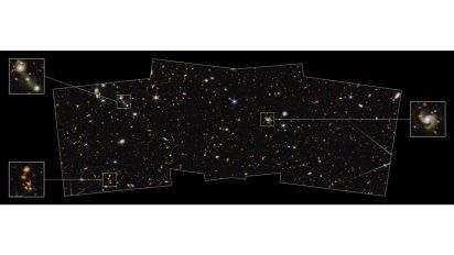 Asombro por galaxia nunca antes vista en imagen de James Webb