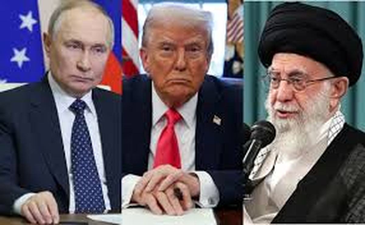 Putin, Trump y el ayatolá | GENTILEZA EFE Putin, Trump y el ayatolá | GENTILEZA EFE