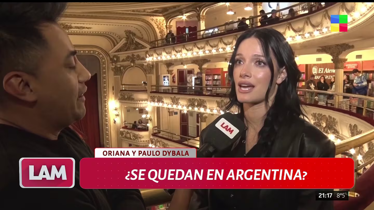 Oriana Sabatini y el futuro de Dybala. ¿Se quedan o vuelven? Oriana Sabatini y el futuro de Dybala. ¿Se quedan o vuelven?