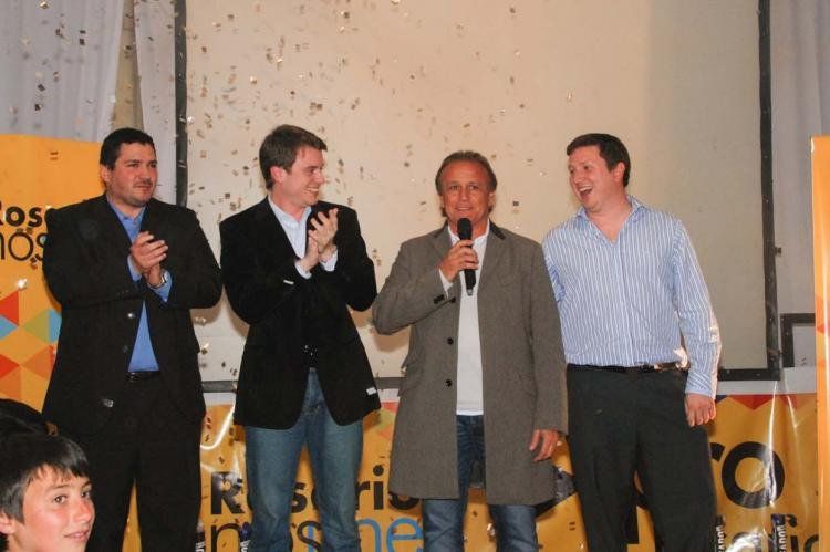 Del Sel en un acto del PRO.