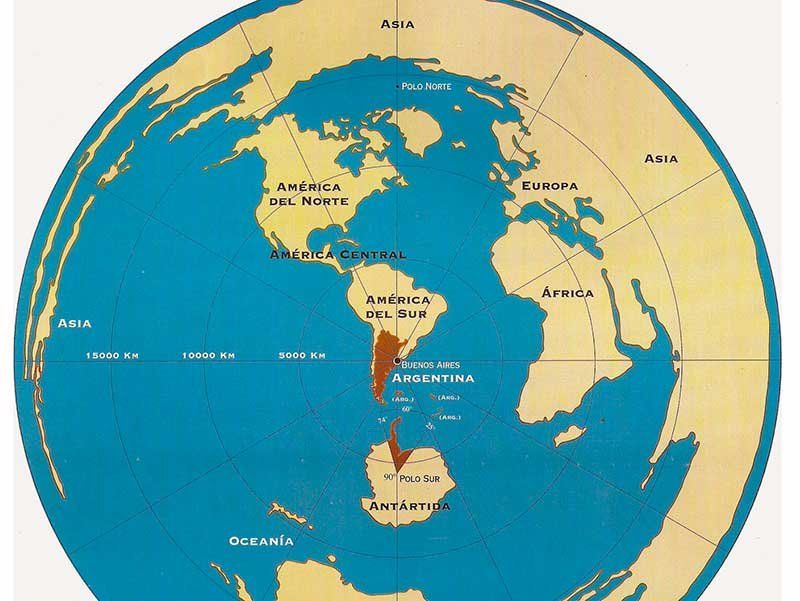 Argentina en el planeta Tierra.
